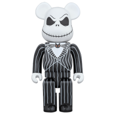 Большая фигурка (70см) Bearbrick x The Nightmare Before Christmas Jack Skellington 1000% Multi