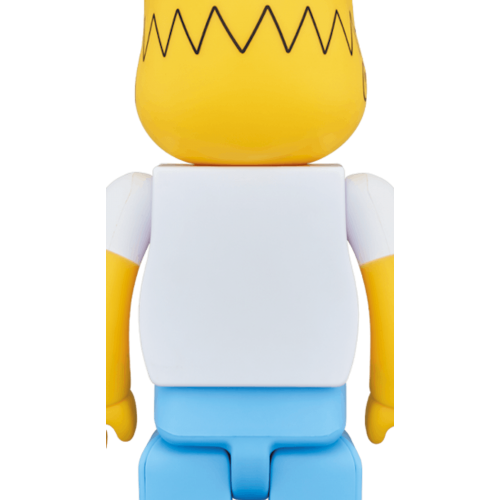 Оригинальная большая фигурка Bearbrick x The Simpsons Homer Simpson 1000% Multi - 70см