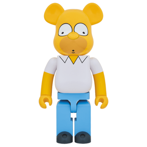 Оригинальная большая фигурка Bearbrick x The Simpsons Homer Simpson 1000% Multi - 70см