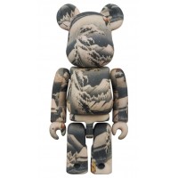 Bearbrick x Tokyo National Museum Hiroshige Utagawa (Fifty-three Stations of the Tokaido) Kanbara 100% & 400% Set