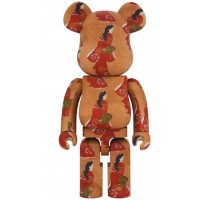 Большая фигурка (70см) Bearbrick x Tokyo National Museum Moronobu Hishikawa (Beauty Looking Back) 1000%