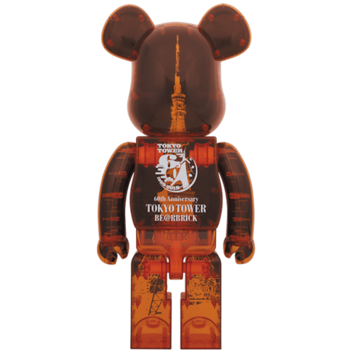 Оригинальная большая фигурка Bearbrick x Tokyo Tower 1000% Multi - 70см