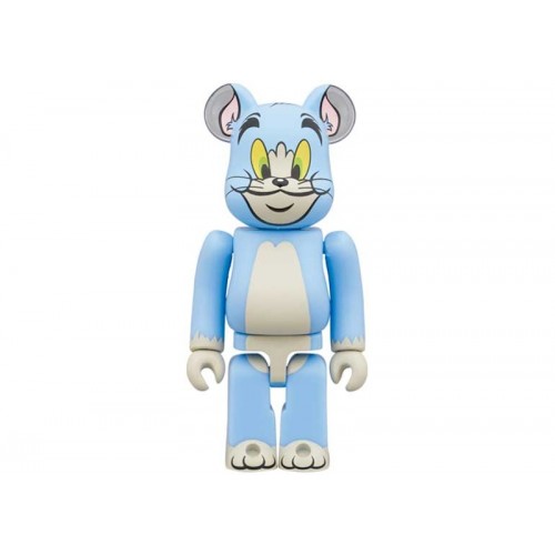 Оригинальный набор фигурок Bearbrick x Tom and Jerry (Tom) Classic Color 100% & 400% Set - 7см и 28см