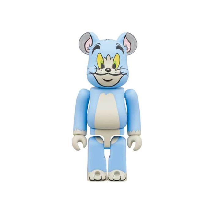 Оригинальный набор фигурок Bearbrick x Tom and Jerry (Tom) Classic Color 100% & 400% Set - 7см и 28см Оригинальный набор фигурок Bearbrick x Tom and Jerry (Tom) Classic Color 100% & 400% Set - 7см и 28см
