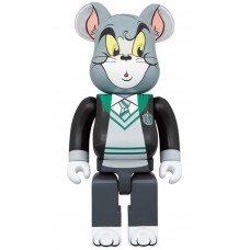 Большая фигурка (70см) Bearbrick x Tom and Jerry: Tom in Hogwarts House Robe 1000%