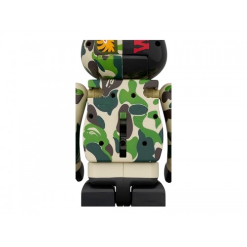 Оригинальная фигурка Bearbrick x Transformers Optimus Prime Bape Camo Shark 400% - 28см