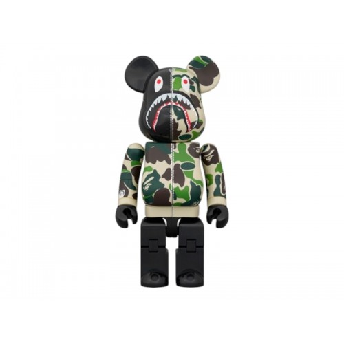Оригинальная фигурка Bearbrick x Transformers Optimus Prime Bape Camo Shark 400% - 28см