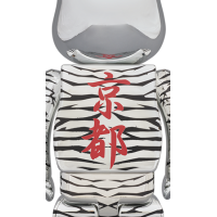 Bearbrick x Tyga x Hajime Sorayama 100% & 400% Set Silver