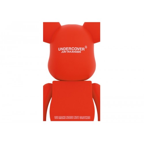 Оригинальная большая фигурка Bearbrick x UNDERCOVER Logo 1000% Red - 70см