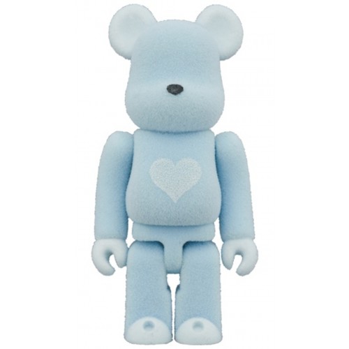 Оригинальный набор фигурок Bearbrick x Valmuer 100% & 400% Set Blue - 7см и 28см
