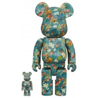 Набор фигурок (7см и 28см) Bearbrick x Van Gogh Museum Floral Pattern 50th Anniversary 100% & 400% Set