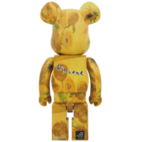 Bearbrick x Van Gogh Museum Sunflowers 1000% Yellow