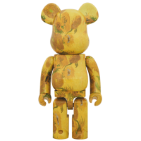 Большая фигурка (70см) Bearbrick x Van Gogh Museum Sunflowers 1000% Yellow