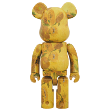 Большая фигурка (70см) Bearbrick x Van Gogh Museum Sunflowers 1000% Yellow