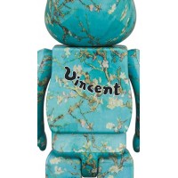 Bearbrick x Van Gogh Museum Van Gogh (Almond Blossom) 100% & 400% Set