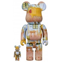 Bearbrick x Van Gogh Museum Van Gogh "The Bedroom" 100% & 400% Set