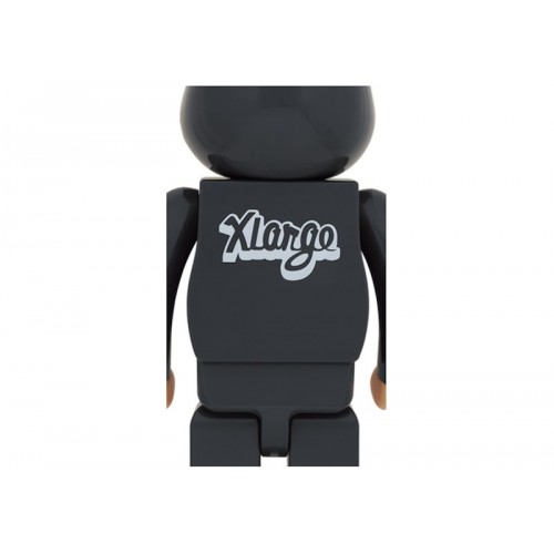 Оригинальная большая фигурка Bearbrick x XLARGE Little Friend 1000% Black - 70см