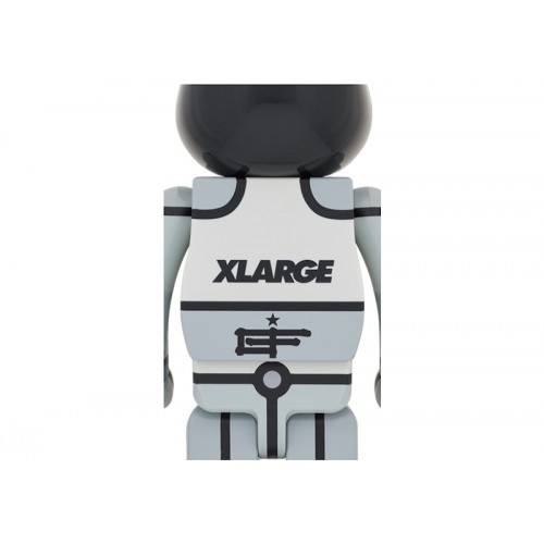 Оригинальная большая фигурка Bearbrick x XLARGE x David Flores 1000% Black - 70см