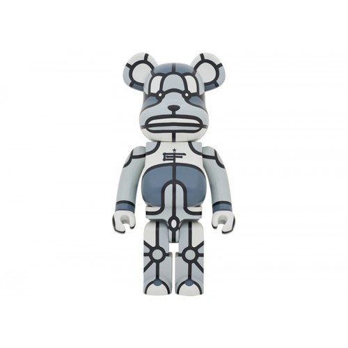 Оригинальная большая фигурка Bearbrick x XLARGE x David Flores 1000% Black - 70см