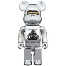 Bearbrick x Xlarge x Hajime Sorayama 100% & 400% Set Chrome