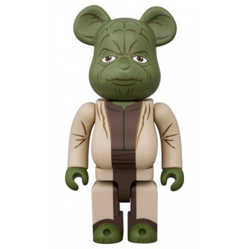 Оригинальная фигурка Bearbrick Yoda (Attack Of The Clones Ver.) 400% - 28см