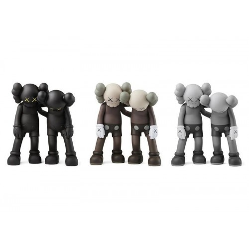 Фигурка KAWS Along The Way Vinyl Figure Black/Brown/Grey Set