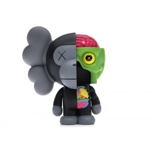 Фигурка KAWS Bape Dissected Baby Milo Vinyl Figure Black