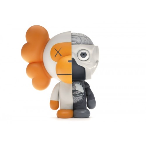 Фигурка KAWS Bape Dissected Baby Milo Vinyl Figure White