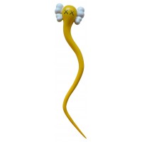 Оригинальная фигурка KAWS Bendy Vinyl Yellow