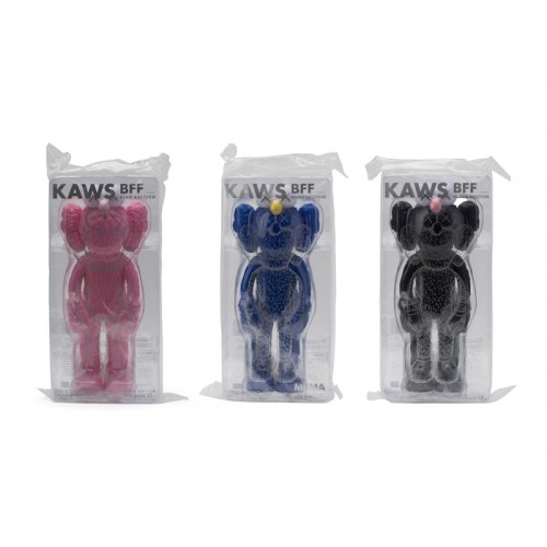 Фигурка KAWS BFF Open Edition Vinyl Figure Pink/Blue/Black Set