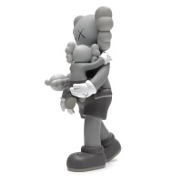 KAWS Clean Slate Vinyl Figure Grey