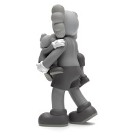 KAWS Clean Slate Vinyl Figure Grey
