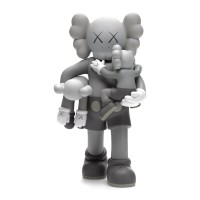 KAWS Clean Slate Vinyl Figure Grey