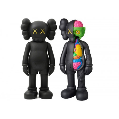 Фигурка KAWS Companion Flayed Open Edition & Companion Open Edition Vinyl Figure Black Set