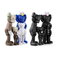 KAWS Family Vinyl Figures Set Brown/White/Blue/Black