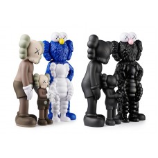 KAWS Family Vinyl Figures Set Brown/White/Blue/Black