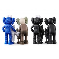 KAWS Family Vinyl Figures Set Brown/White/Blue/Black