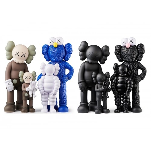 Фигурка KAWS Family Vinyl Figures Set Brown/White/Blue/Black