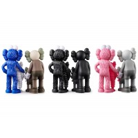 KAWS Family Vinyl Figures Set Brown/Blue/White/Black/Grey/Pink