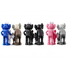 KAWS Family Vinyl Figures Set Brown/Blue/White/Black/Grey/Pink