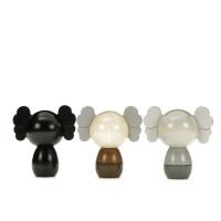 KAWS HOLIDAY JAPAN Kokeshi Doll Set of 3 (Edition of 1,000) Multicolor