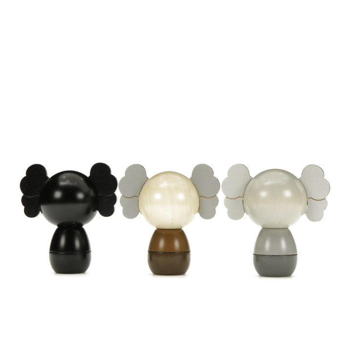 KAWS HOLIDAY JAPAN Kokeshi Doll Set of 3 (Edition of 1,000) Multicolor KAWS HOLIDAY JAPAN Kokeshi Doll Set of 3 (Edition of 1,000) Multicolor