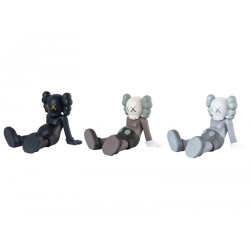 Фигурка KAWS Holiday Taipei Vinyl Figure Black/Brown/Grey Set