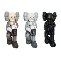 KAWS Holiday Singapore Figure Set Brown/Grey/Black