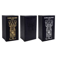 KAWS Holiday Space Figure Gold/Black/Silver Set