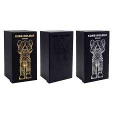 KAWS Holiday Space Figure Gold/Black/Silver Set