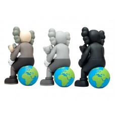 KAWS Holiday Thailand Vinyl Figure Set Brown/Grey/Black