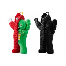 KAWS KACHAMUKKU Vinyl Figure Green/Red & Black Set