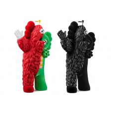 KAWS KACHAMUKKU Vinyl Figure Green/Red & Black Set