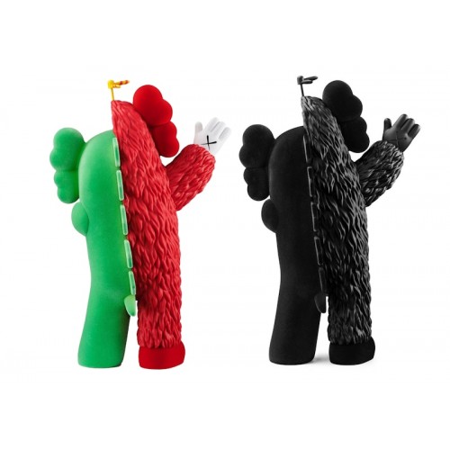 Фигурка KAWS KACHAMUKKU Vinyl Figure Green/Red & Black Set